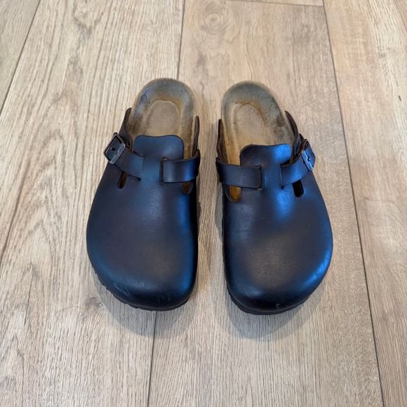 Birkenstock Shoes - Birkenstock Boston Soft Footbed Oiled Leather Clogs Dark Brown EU 36 US 5 5.5